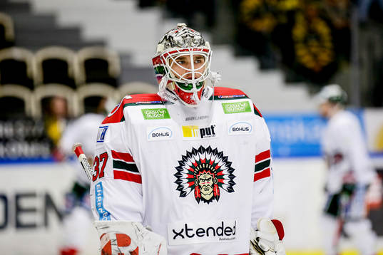 Frölundas målvakt Johan Gustafsson