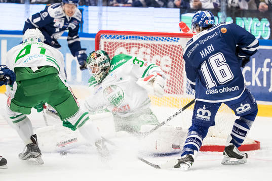 chans för Leksands János Hári räddning av Rögles
