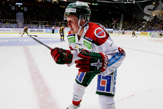 Frölundas John Nyberg skadade sig
