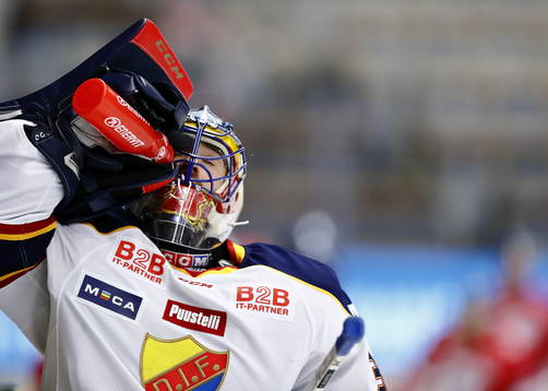 Djurgårdens målvakt Mikael Tellqvist