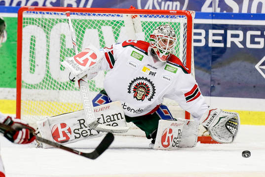 Frölundas målvakt Johan Gustafsson