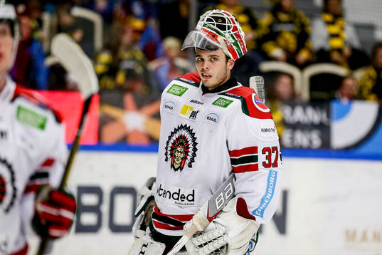 Frölundas målvakt Johan Gustafsson