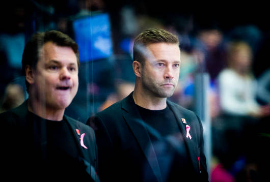 Örebros tränare Lars Ivarsson och tränare Johan Tornberg
