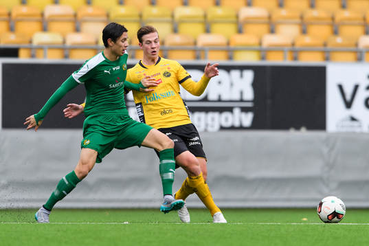 Hammarbys William Vera Garcia och Elfsborgs Simon Olsson