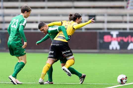 Hammarbys Yassin Housni och Elfsborgs Mergim Shala