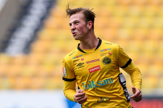 Elfsborgs Simon Olsson jublar