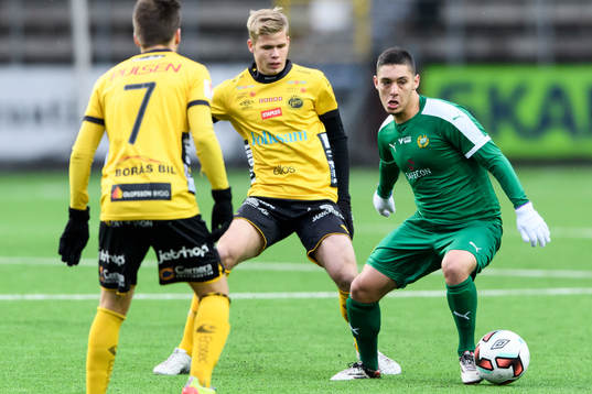 Hammarbys Yassin Housni och Elfsborgs Anton Thorsson