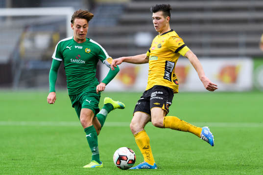 Elfsborgs Mattias Özgün och Hammarbys Cesar Weilid