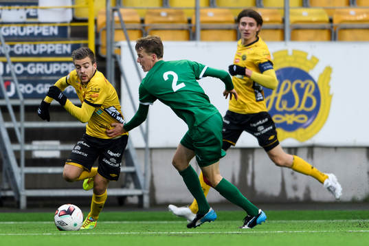 Elfsborgs Oscar Iglicar Berntsson och Hammarbys David Alm
