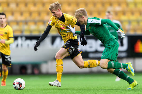 Elfsborgs Anton Thorsson och Hammarbys Sebastian Ögren