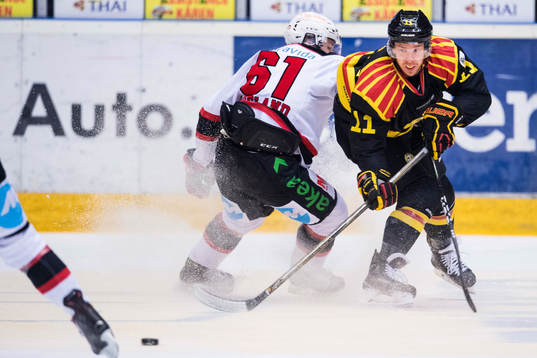 Malmö Redhawks Nicklas Jadeland och Brynäs Kevin Clark