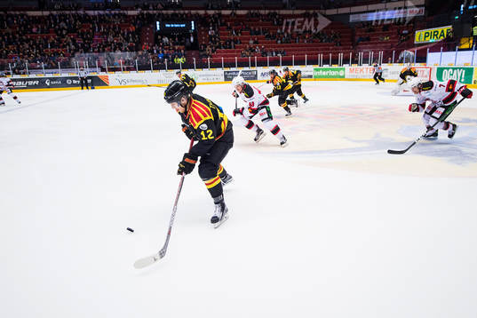Brynäs Gustaf Thorell tar sig fri
