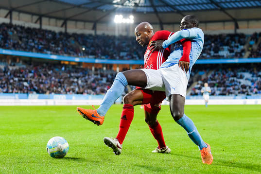 Östersunds Fouad Bachirou och Malmö FFs Enock Kofi Adu