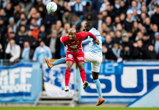 Östersunds Fouad Bachirou och Malmö FFs Erdal Rakip
