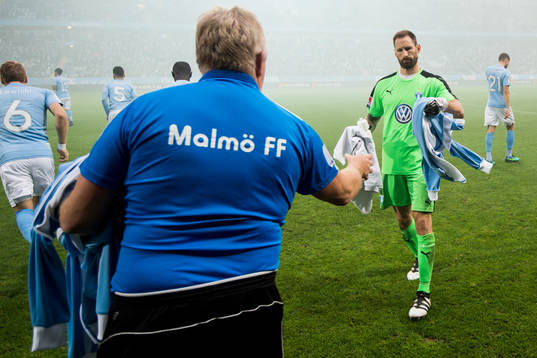 Malmö FFs målvakt Johan Wiland
