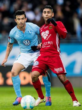 Malmö FFs Behrang Safari och Östersunds Hosam Aiesh