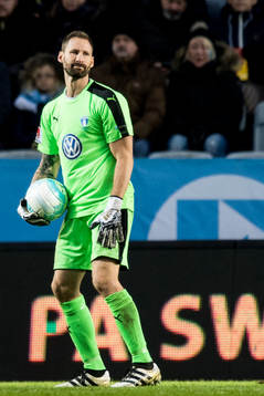 Malmö FFs målvakt Johan Wiland deppar