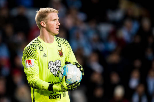 Östersunds målvakt Hampus Nilsson
