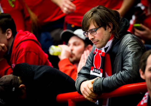 Deppiga Örebrofans när Karlskronas gjorde 0-3