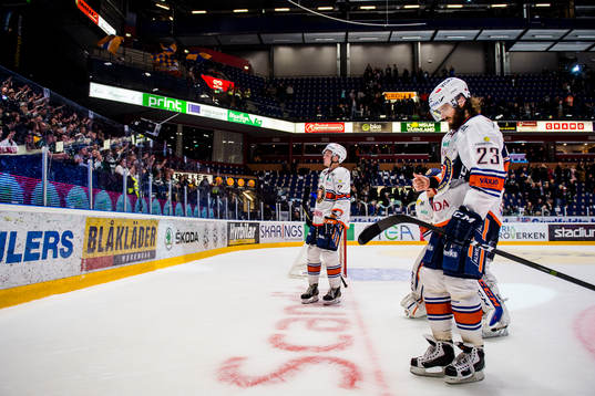 Växjös Oliver Bohm och Ville Leino deppar