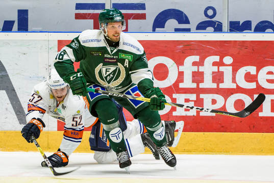 Växjös Arvid Lundberg och Färjestads Alexander Johansson