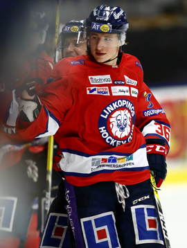 Linköpings Jakob Lilja och Niklas Fogström jublar