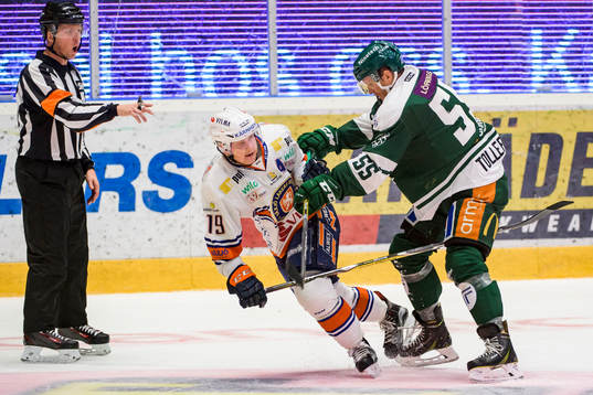 Växjös Tuomas Kiiskinen och Färjestads Ole-Kristian