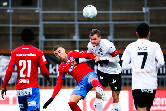 Helsingborgs Jordan Larsson och Örebros Robert Åhman