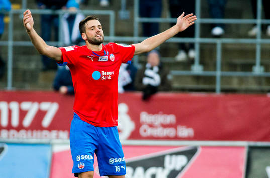 Helsingborgs Mikael Dahlberg deppar