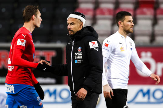 Helsingborgs manager Henrik Larsson