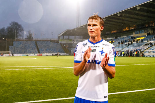 Norrköpings Sebastian Andersson  jublar