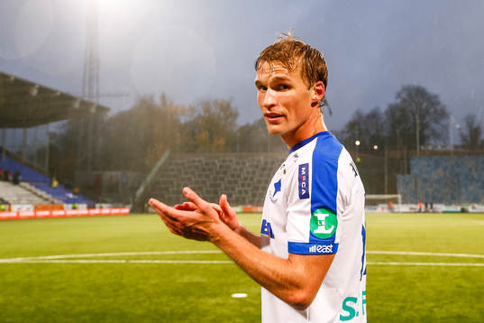Norrköpings Sebastian Andersson  jublar