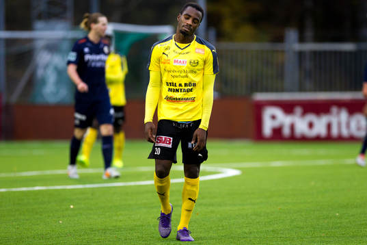 Mjällbys Theophilus Ola deppar