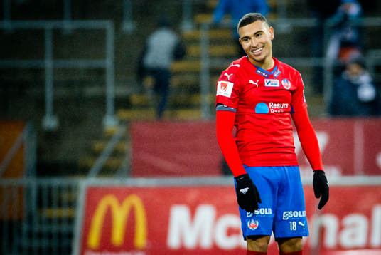 Helsingborgs Jordan Larsson deppar