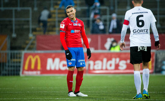 Helsingborgs Jordan Larsson deppar