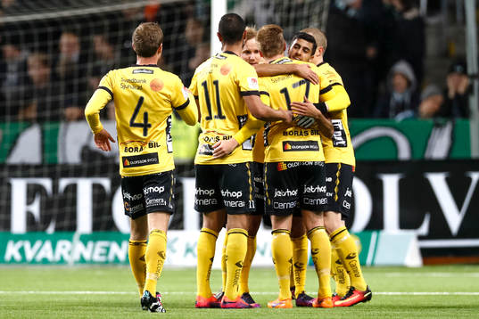 Elfsborgs spelare jublar