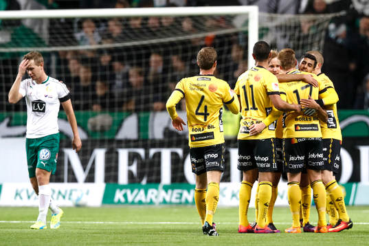 Elfsborgs spelare jublar