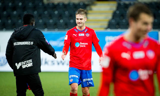 Helsingborgs Johan Mårtensson deppar