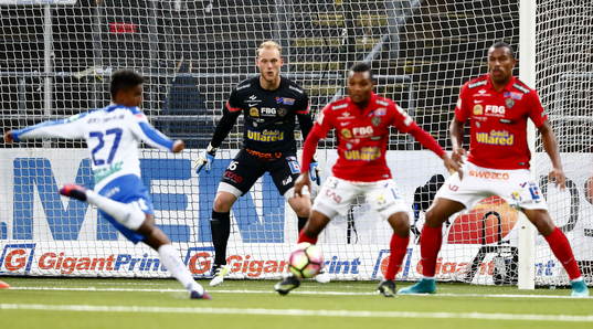 Falkenbergs målvakt Alexander Lundin