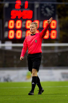 Huvuddomare Fredrik Klitte