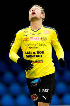 Mjällbys Joel Wedenell deppar