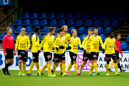 Mjällbys spelar jublar