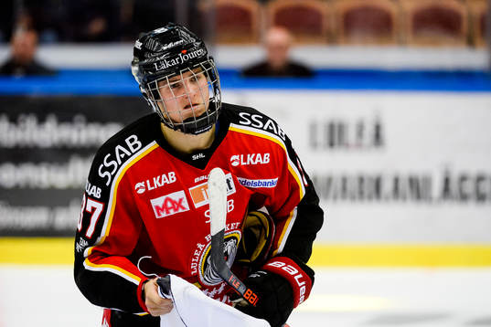 Luleås Isac Lundeström jublar