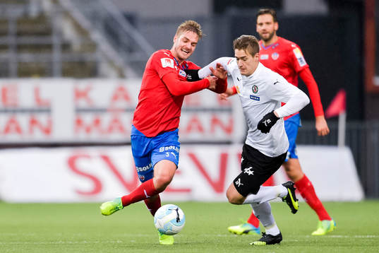 Helsingborgs Johan Mårtensson och Örebros Victor Sköld