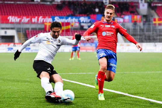 Örebros Nordin Gerzic och Helsingborgs Johan Mårtensson