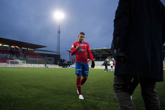 Helsingborgs Jordan Larsson deppar
