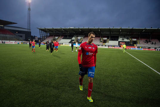 Helsingborgs Frederik Helstrup Jensen deppar