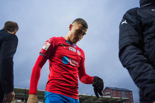 Helsingborgs Jordan Larsson deppar