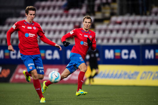 Helsingborgs Adam Eriksson och Frederik Helstrup Jensen