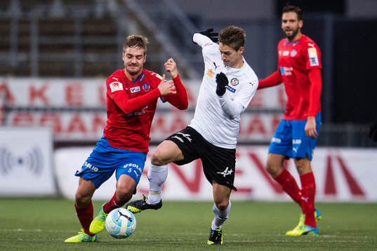 Helsingborgs Johan Mårtensson mot Örebros Victor Sköld